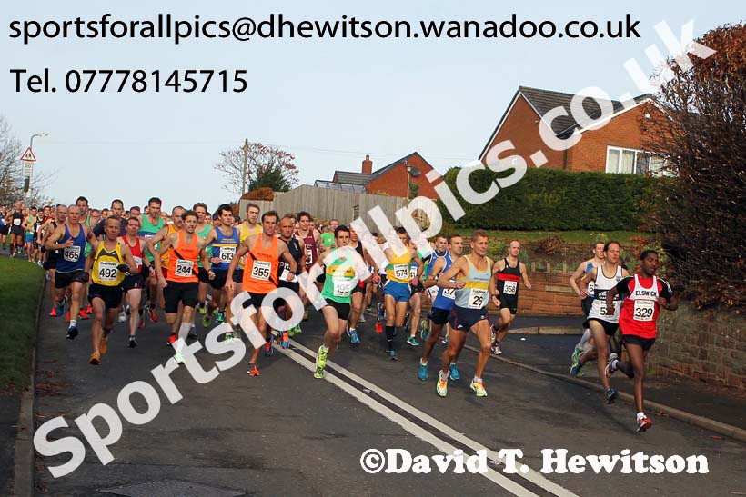 Start of the Brampton to Carlisle 10 mile Road Race. Photo: David T. Hewitson/Sports for All Pics